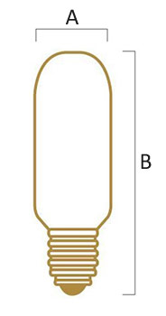 dimension lampe LED tubulaires