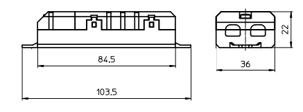 Dimensions DRIVER VOSSLOH 186204