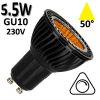 Ampoule 5,5W ORANGE 50° GU10 230V DIM Ø50mm