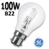 Ampoule standard Eco-halogène 100W B22 230V