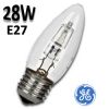 Ampoule flamme Eco-halogène 28W E27 230V