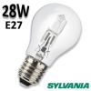 Ampoule éco halogène standard claire 28W E27 230V