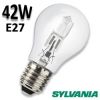 Ampoule éco halogène standard claire 42W E27 230V