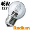 Ampoule sphérique 46W E27 230V - Lampe éco halogène