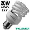 Ampoule Sylvania Fast Start spirale 20W E27 230V 4000K