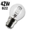 Ampoule sphérique Eco-halogène 42W B22 230V