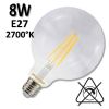 GLOBE FIL. LED Ø120mm 8W 2700K E27 230V 