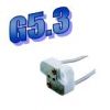 Douille G5.3 porcelaine pour ampoule halogène et LED