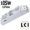 Transformateur électronique 230V/12Vac 105W