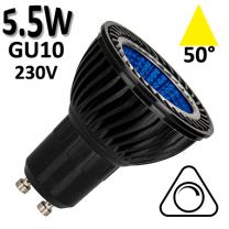 Ampoule LED bleue, 5,5W, GU10, 230V - BAILEY 143309