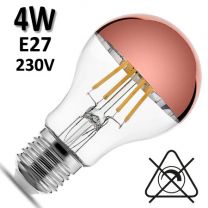 Ampoule calotte cuivre - Lampe LED E27
