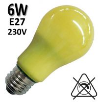 Ampoule jaune E27 230V - DURALAMP LA55Y 6W