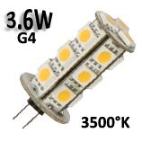 Ampoule multi-LED 3,6W/3500K G4 12V