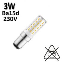 Ampoule LED tubulaire 3W Ba15d 230V - BAILEY 141869