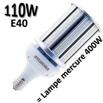 Ampoule LED 110W E40 remplacement ampoule mercure