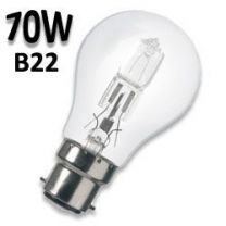 Ampoule standard claire 70W B22 230V