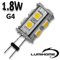 Ampoule multi-LED 1,8W/3500K G4 12V