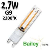 Ampoule filament LED 2.7W 2200K G9