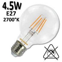 Ampoule filament LED Globe Sylvania Toledo retro G80 4.5W E27 230V