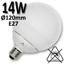 Ampoule LED globe diamètre 120mm BENEITO FAURE 14W E27 230V