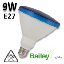 Ampoule LED BAILEY PAR38 Bleue 9W E27 230V