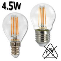 Ampoule LED sphérique SYLVANIA Toledo 5W E14 ou E27 2700K 230V