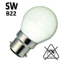 Ampoule LED sphérique GIRARD SUDRON 5W B22 2700K ou 4000K 230V