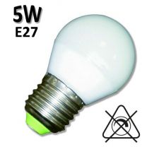 Ampoule LED sphérique GIRARD SUDRON 5W E27 2700K ou 4000K 230V