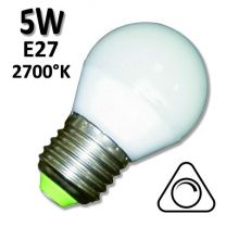 Ampoule LED sphérique GIRARD SUDRON 5W E27 2700K 230V