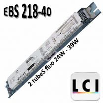 Ballast 2 tubes fluo 24W 39W - LCI EBS 218-40