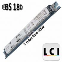 Ballast 1 tube fluo 80W - LCI EBS 180