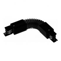 Raccord flexible linéaire pour rail 3 allumages noir