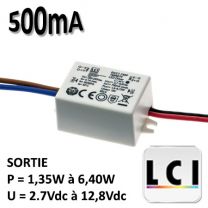 Alimentation LED 500mA - LCI 1600068