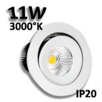 Spot encastré orientable LED THOMSON 11W 3000K IP20 + driver