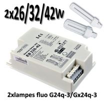 Ballast LCI EB226-42 pour fluo 26W 32W 42W, culot Gx24q3