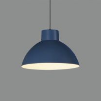 Luminaire suspendu bleu brillant - Suspension 38cm