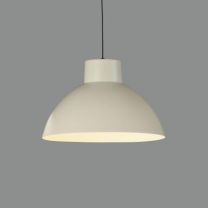 Luminaire suspendu blanc perlé - Suspension 38cm