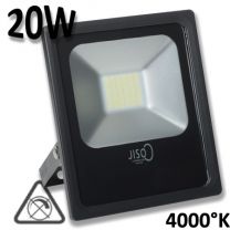 Projecteur LED 20W IP65 4000K JISO