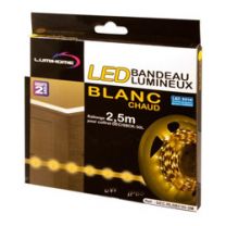 Rouleau 2,50m ruban LED 3500K 12V (30 LED/m)