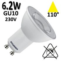 Ampoule LED GU10 SYLVANIA Refled 6,2W 110°