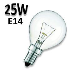 Ampoule E14 12V 20W sphérique