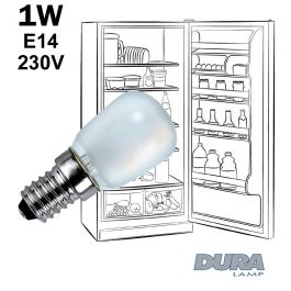 POIRETTE LED 1W E14 230V 2700K