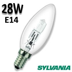 Ampoule Eco-halogene Flamme Lisse 20W E14 230V RADIUM