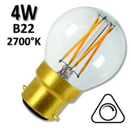 Ampoule sphérique LED 4W B22 230V GIRARD SUDRON 28658 28659