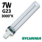 Ampoule fluo-compacte SYLVANIA LYNX-S 7W G23 830 3000K