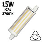 Tube R7s 118mm 15W 2700K 230V GRAD.
