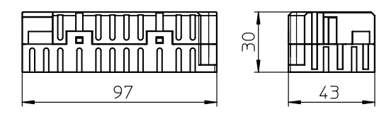 Dimensions DRIVER VOSSLOH 186849