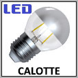 Lampes LED avec calotte