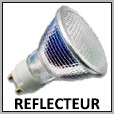 Lampe iodure métallique avec réflecteur