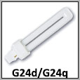 Ampoules fluo-compactes G24d... G24q...